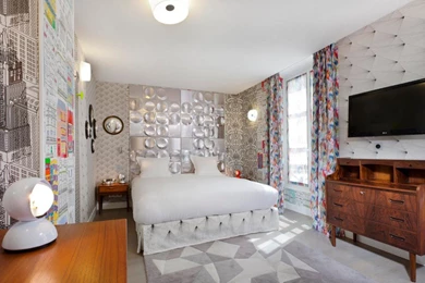 Eclectic And Colorful Design With Retro Accents