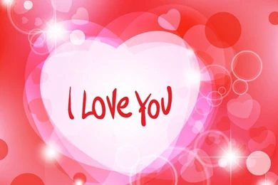 Abstract Romantic Backgrounds With Hearts