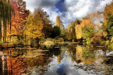 Wallpapers Monet Claude S Garden Giverny France European Cities ...