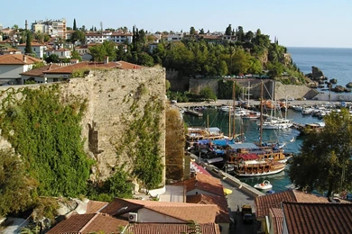 Wallpapers Turkey Antalya Port European Cities 2560x1440