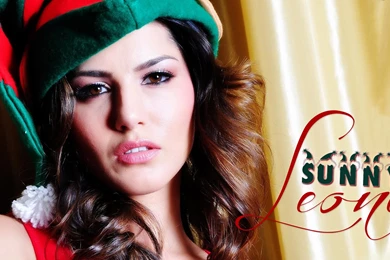 Sunny Leone New Christmas Wallpapers