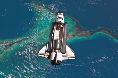 Space Shuttle Above Earth HD Wallpapers