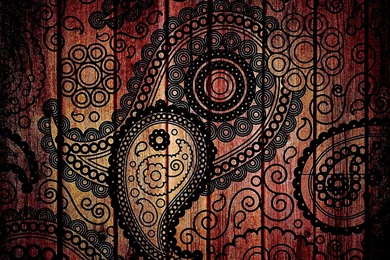 Texturing Over Wallpapers