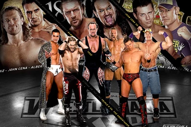 Road To WrestleMania 27: Triple Main Event Wallpapers ~ Unleashed ...