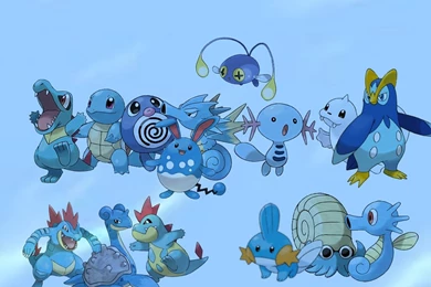 Water Pokemon   Water  Type Pokemon Wallpapers (30447717)   Fanpop