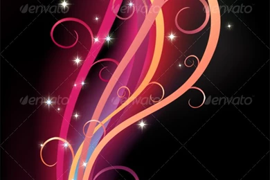 Colorful Swirl Ribbon