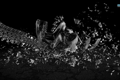 Broken Glass Skull Wallpapers   Artistic Wallpapers