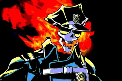 INFERNO COP Anime Cartoon Animation Skull Dark Comedy Action (9 ...