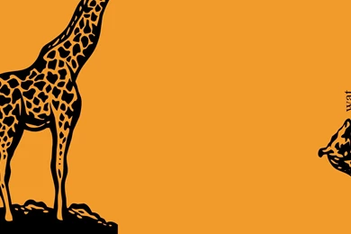 Minimalistic Giraffes Wallpapers