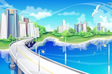 Animated City Backgrounds
