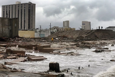 Superstorm Sandy Devastation Seen From Above As Obama Flies In To ...