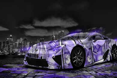 Lexus LFA Anime Girl Aerography City Car 2014 « El Tony
