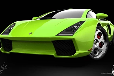 Jestingstock.com Lime Green Lamborghini Wallpapers