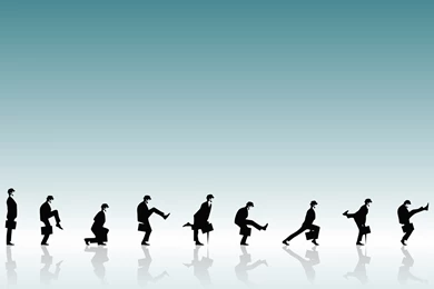 Monty Python Simply Red Silly Walk Wallpapers   (