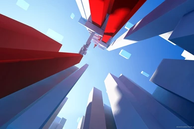 Download 1366x768 Mirror's Edge Shaping Up Wallpapers
