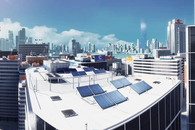 Mirors Edge Dual Screen Wallpapers