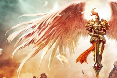 1280x720 Sword, Armor, Stones, Wings, Feathers, League Of Legends ...