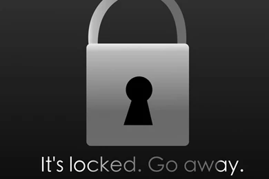 DeviantArt: More Like It's Locked. Go Away iPhone IPod iPad ...