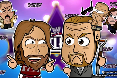 DeviantArt: More Like Daniel Bryan X Triple H   WM30 Chibi ...
