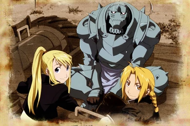 Fullmetal Alchemist Elric Alphonse Elric Edward Rockbell Winry ...