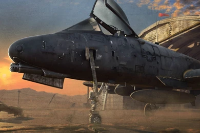 A 10 Bomber Jet Fighter Bomb Military Airplane Plane Thunderbolt ...