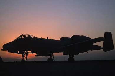 Aircraft / Planes: A10 Sunset, Picture Nr. 25910