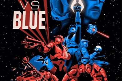 New Red Vs Blue Poster Adapted For Use As An iPhone Wallpapers ...