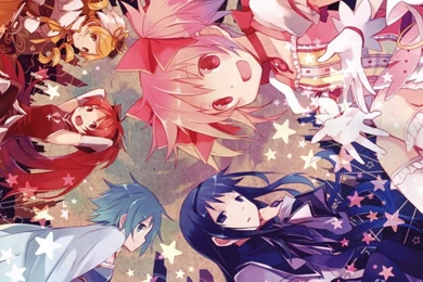 Mahou Shoujo Madoka Magica iPad 1 & 2 Wallpapers