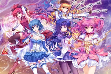 MAHOU SHOUJO MADOKA MAGICA WALLPAPER   (