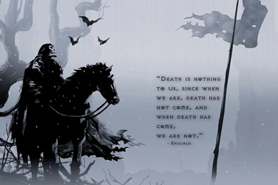 Death, Bat, Epicurus, Eternity, No Fear, Horse, Flag, Eternity ...