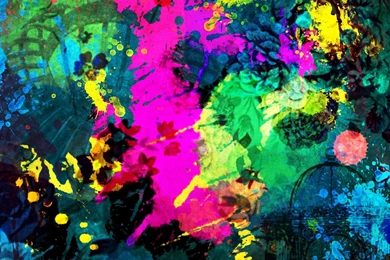 Colorful Paint Splatter iPad Air Wallpapers Download