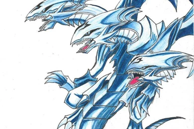 Blue Eyes Ultimate Dragon By RaineyReaper On DeviantArt