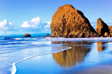 1280x1024 Rock On The Beach Desktop PC And Mac Wallpapers