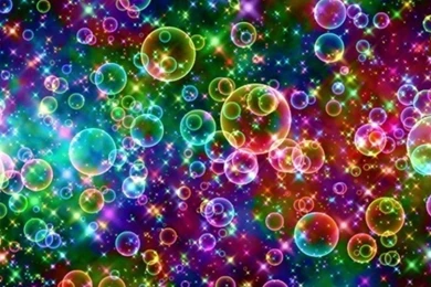 Rainbow Colored Soap Bubbles HD Wallpapers