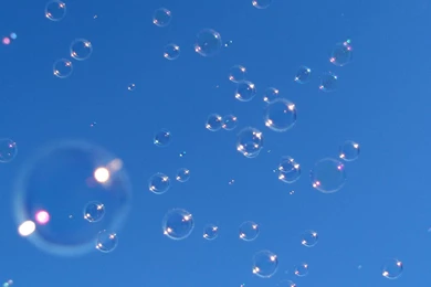 Blue Bubbles Desktop Wallpapers