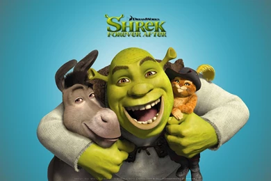 Shrek Donkey And Puss In Boots Wallpapers 130038