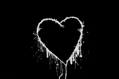 Black And White Heart Wallpapers   All Wallpapers New
