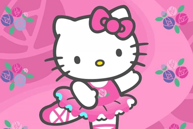 Hello Kitty With Bow Nice Wallpapers, HQ Backgrounds