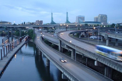 Wallpapers Bridges Portland Oregon 1366x768