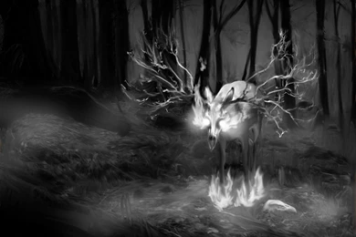 Jestingstock.com Deer Skull Wallpapers