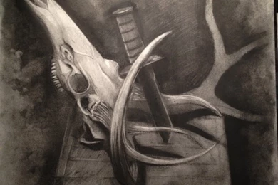 Homework: Deer Skull By RAVNXI On DeviantArt