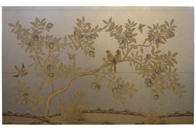 Handpainted Gracie Chinese Wallpapers Painting At 1stdibs