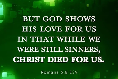 Romans 5:8 (iPhone Variation