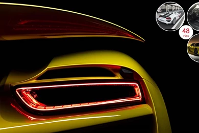 2014 Porsche 918 Spyder   Tail Light
