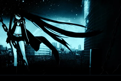 Black Rock Shooter   Fandoms Wallpapers (31134216)   Fanpop