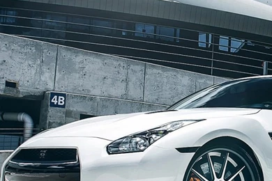 Car Nissan Gt R R35 Parking Tuning Mobile Wallpapers   Mobiles Wall