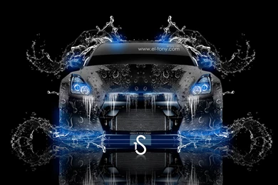 Nissan GTR R35 Front Water Tuning Car 2013 « El Tony
