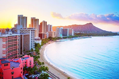 1680x1050 Waikiki Beach Hawaii Wallpapers
