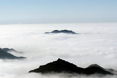 Clouds Mountains Sky White HD Wallpapers