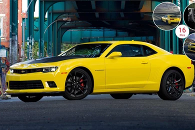 2014 Chevrolet Camaro 1LE Yellow   Side